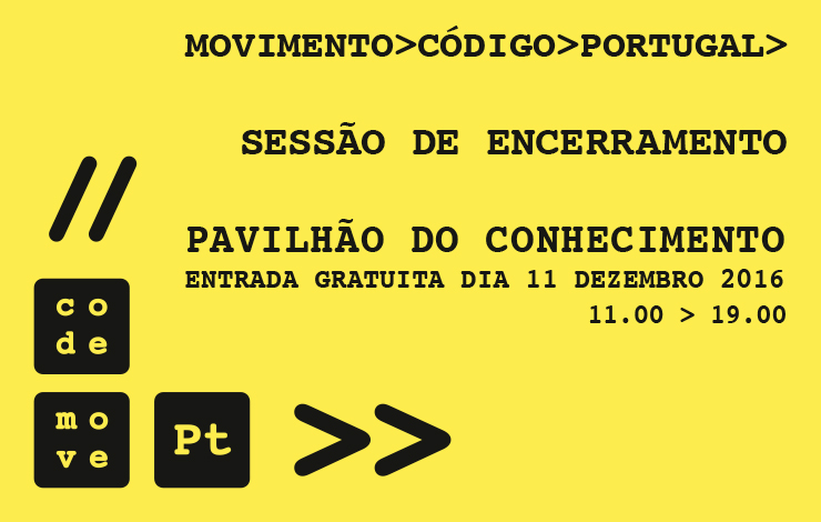 Do FCT Coding Fest ao Movimento Código Portugal – sessão de encerramento